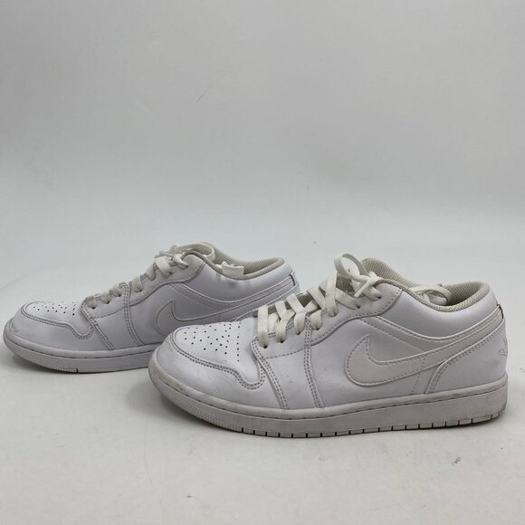 Nike White Leather Athletic Shoes | Size 8 for All Seasons main image 5